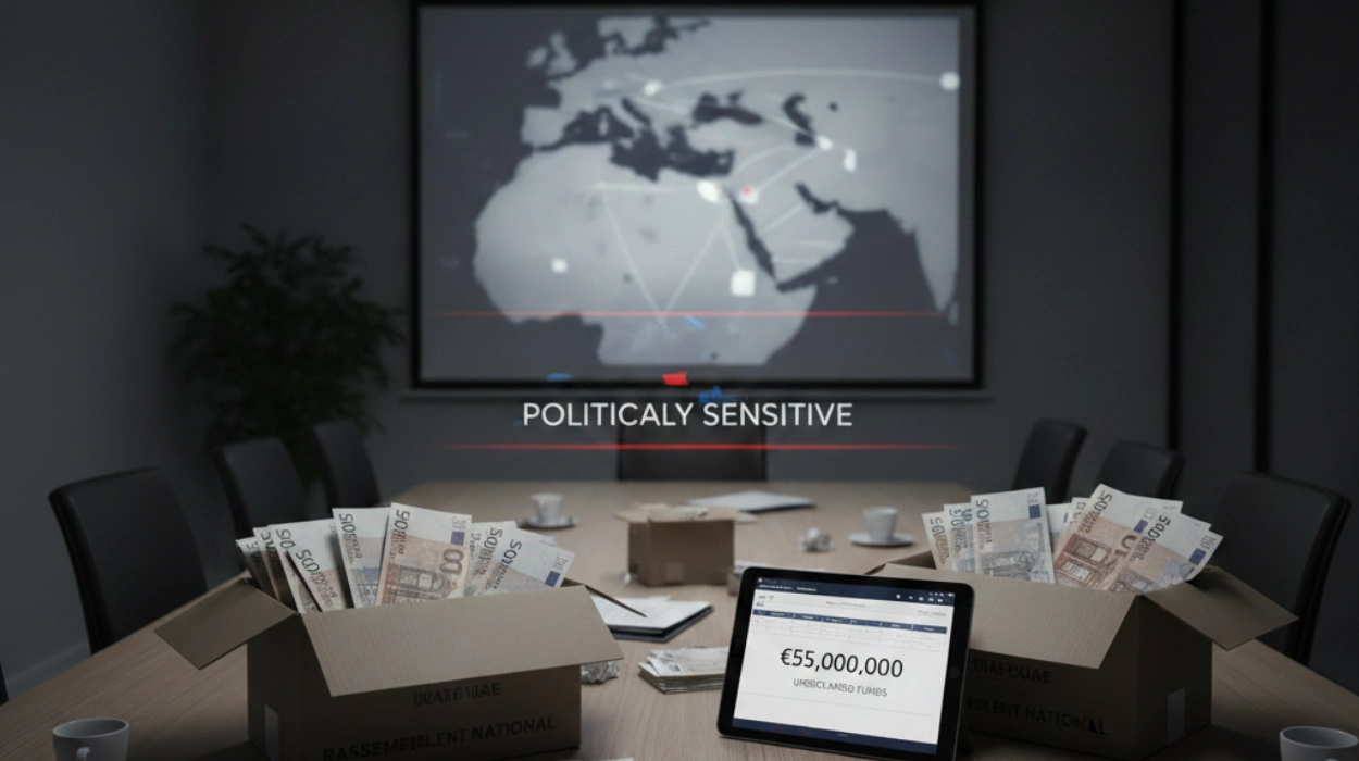 Rassemblement National Financement Émirats 55 Millions €, Non Déclaré, et Politiquement Sensible